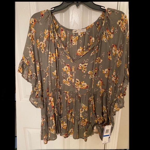 Jolt Flowy Shirt - Picture 1 of 2